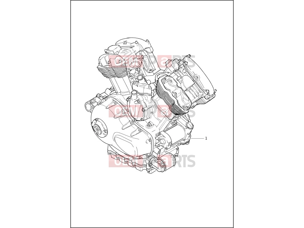 Harley-Davidson 2017 VRSC NIGHT ROD SPECIAL  - VRSCDX ENGINE ASSEMBLY