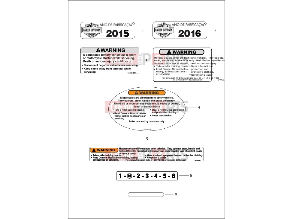 Harley-Davidson 2016 DYNA DYNA SWITCHBACK  - FLD LABELS