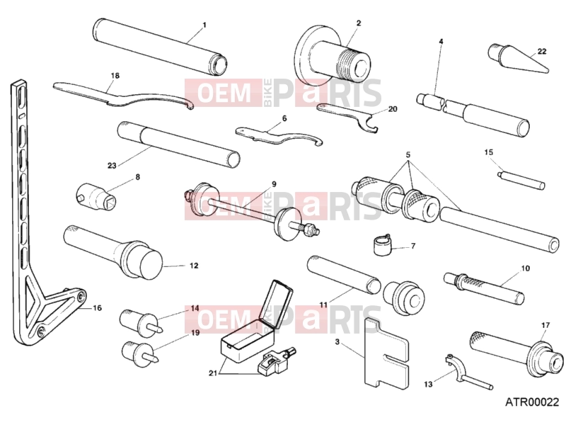 DUCATI 2001 Superbike 996 RS WORKSHOP SERVICE TOOLS, FRAME » FRAME