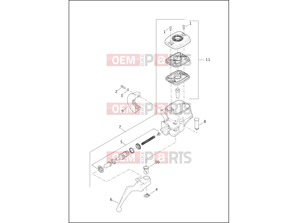 Harley-Davidson 2015 DYNA DYNA SWITCHBACK  - FLD BRAKE CONTROL, FRONT