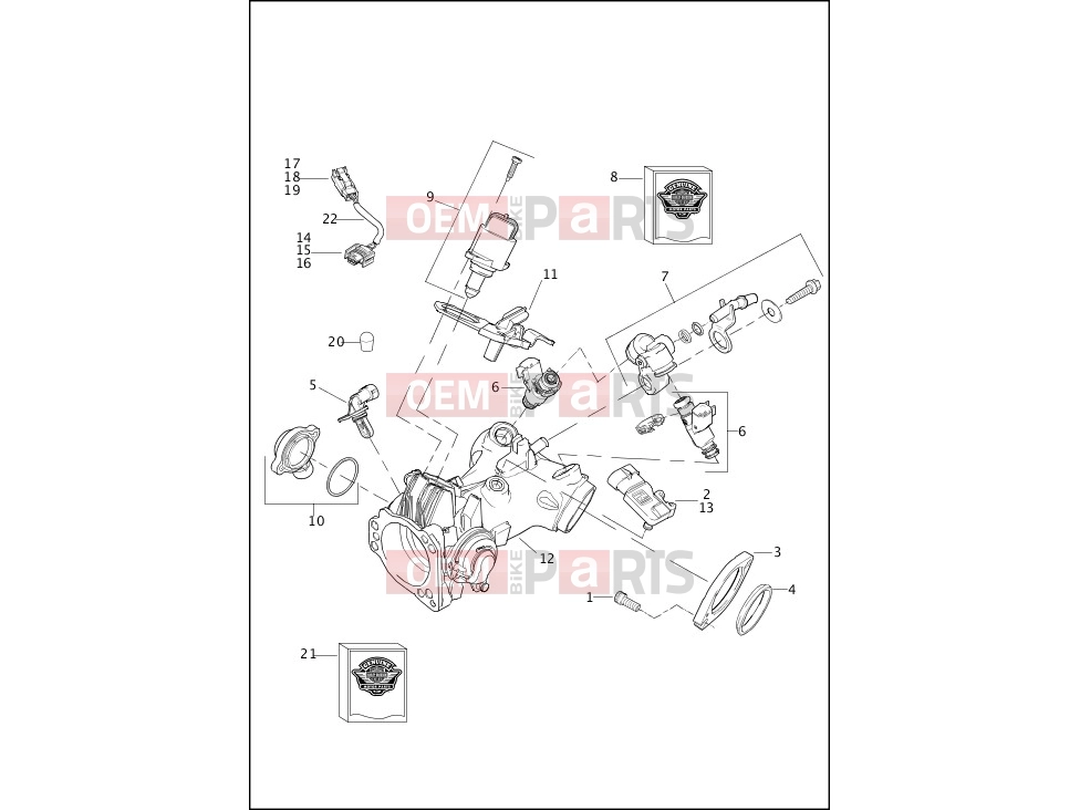Harley-Davidson 2015 DYNA DYNA SWITCHBACK  - FLD 103 INDUCTION MODULE, FUEL