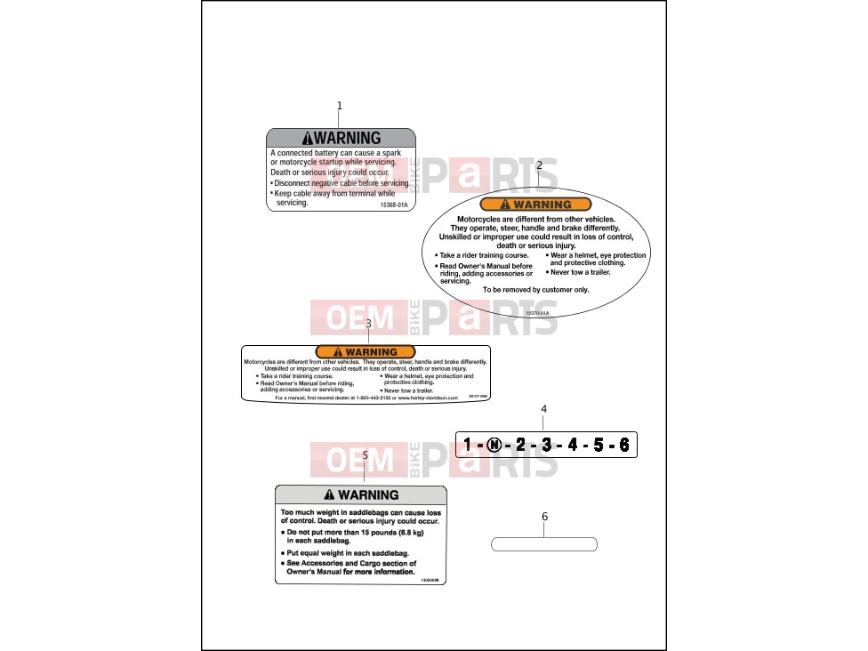Harley-Davidson 2015 SOFTAIL SOFTAIL SLIM  - FLS LABELS