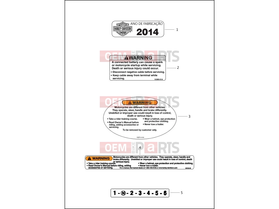 Harley-Davidson 2014 DYNA DYNA SWITCHBACK  - FLD LABELS
