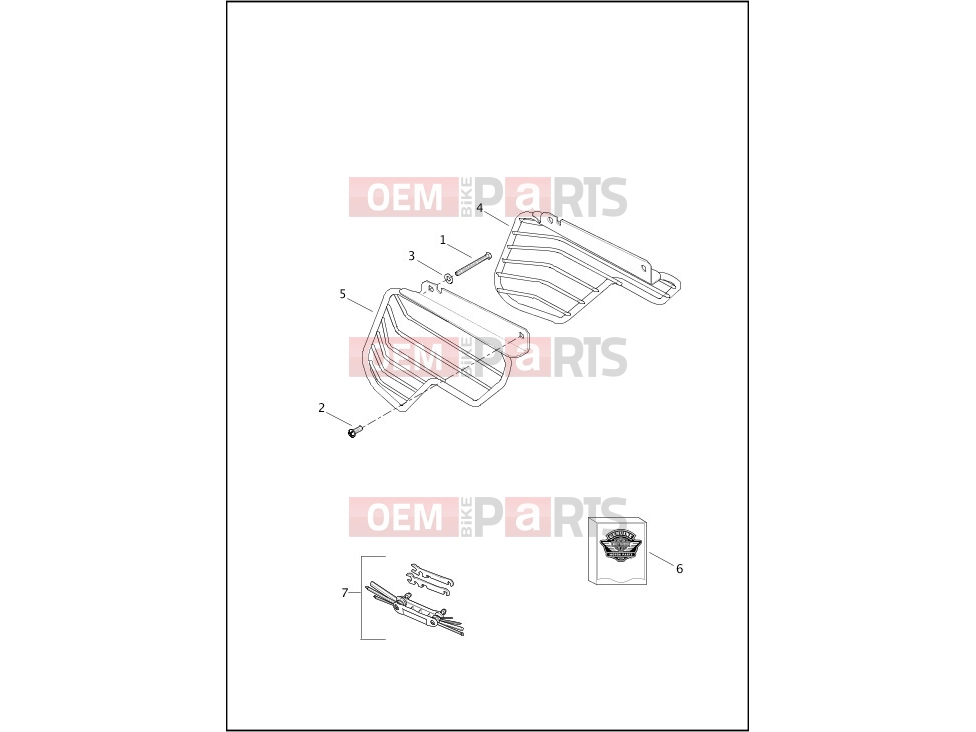 Harley-Davidson 2013 DYNA DYNA SWITCHBACK  - FLD GUARDS, SAREE