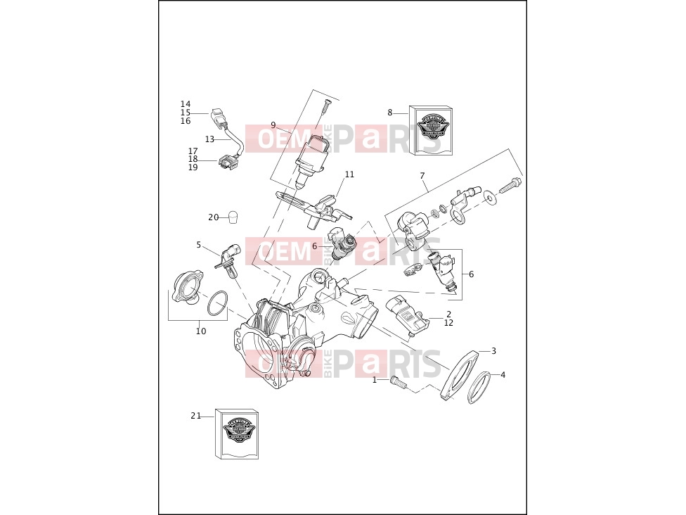 Harley-Davidson 2013 DYNA DYNA SWITCHBACK  - FLD INDUCTION MODULE, FUEL