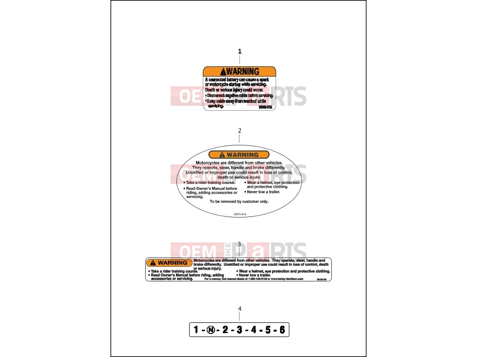 Harley-Davidson 2013 DYNA DYNA SWITCHBACK  - FLD LABELS