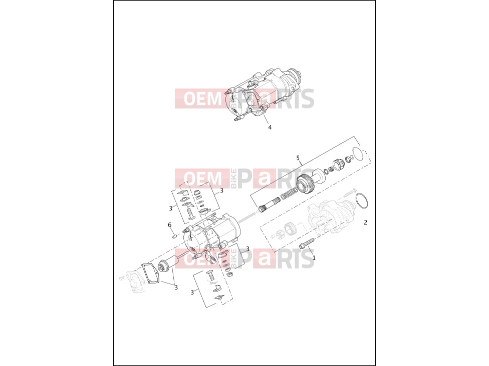 Harley-Davidson 2013 DYNA DYNA SWITCHBACK  - FLD STARTER MOTOR
