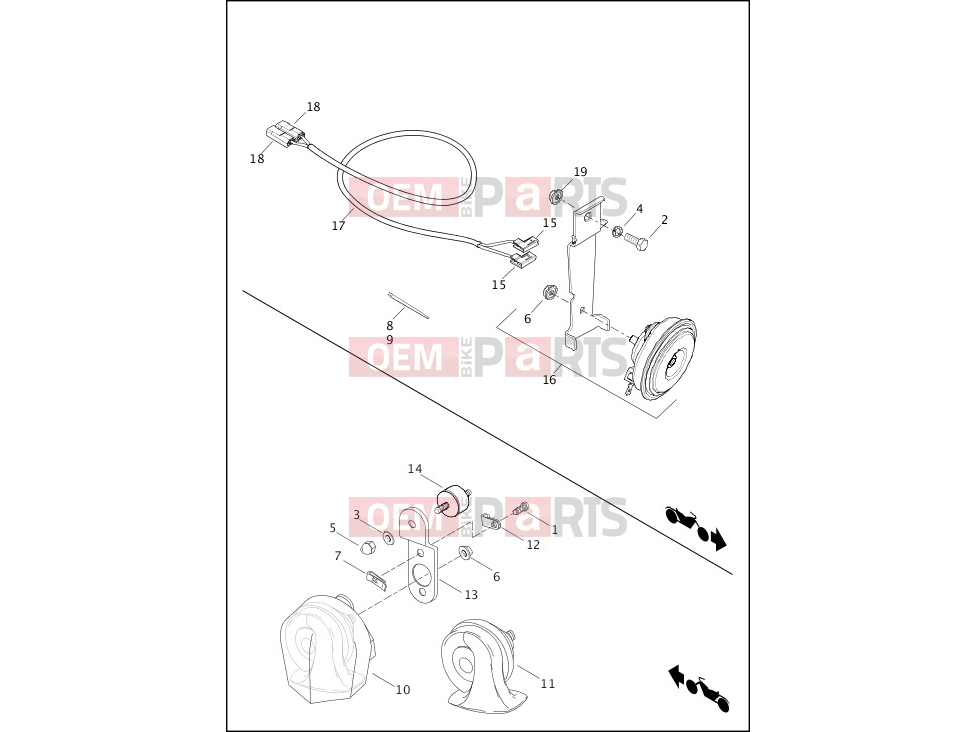 Harley-Davidson 2013 DYNA DYNA SUPER GLIDE CUSTOM  - FXDC HORN