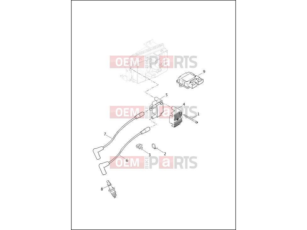 Harley-Davidson 2013 DYNA DYNA WIDE GLIDE  - FXDWG 103 ELECTRONIC CONTROL MODULE (ECM) & COIL