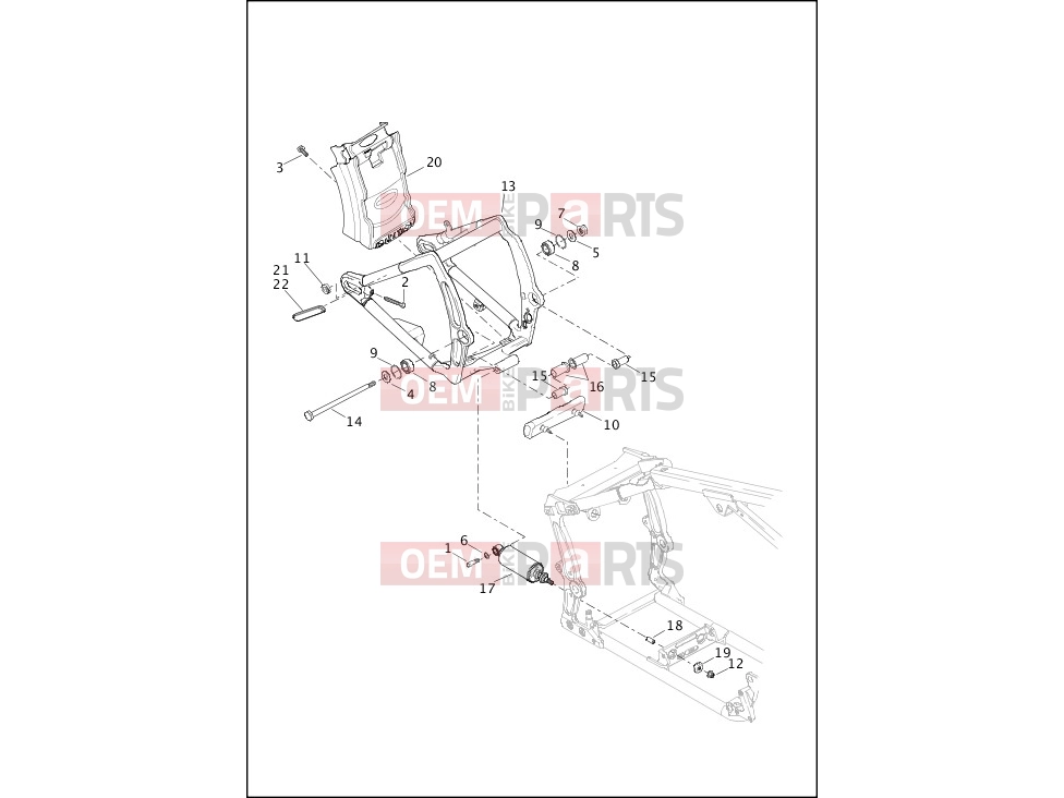 Harley-Davidson 2013 SOFTAIL BLACKLINE  - FXS FORK, REAR & SHOCK ABSORBERS