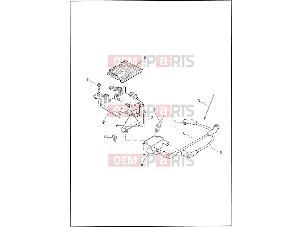 Harley-Davidson 2013 TOURING ROAD KING CLASSIC  - FLHRC ELECTRONIC CONTROL MODULE (ECM) & COIL