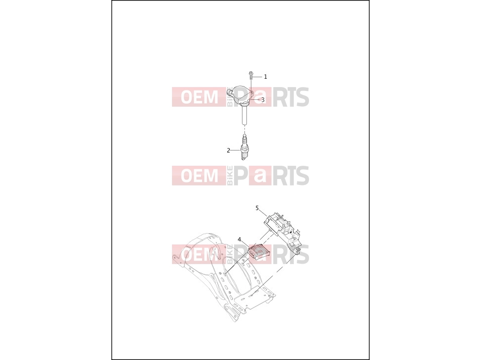 Harley-Davidson 2013 VRSC V-ROD MUSCLE  - VRSCF ELECTRONIC CONTROL MODULE (ECM) & COIL