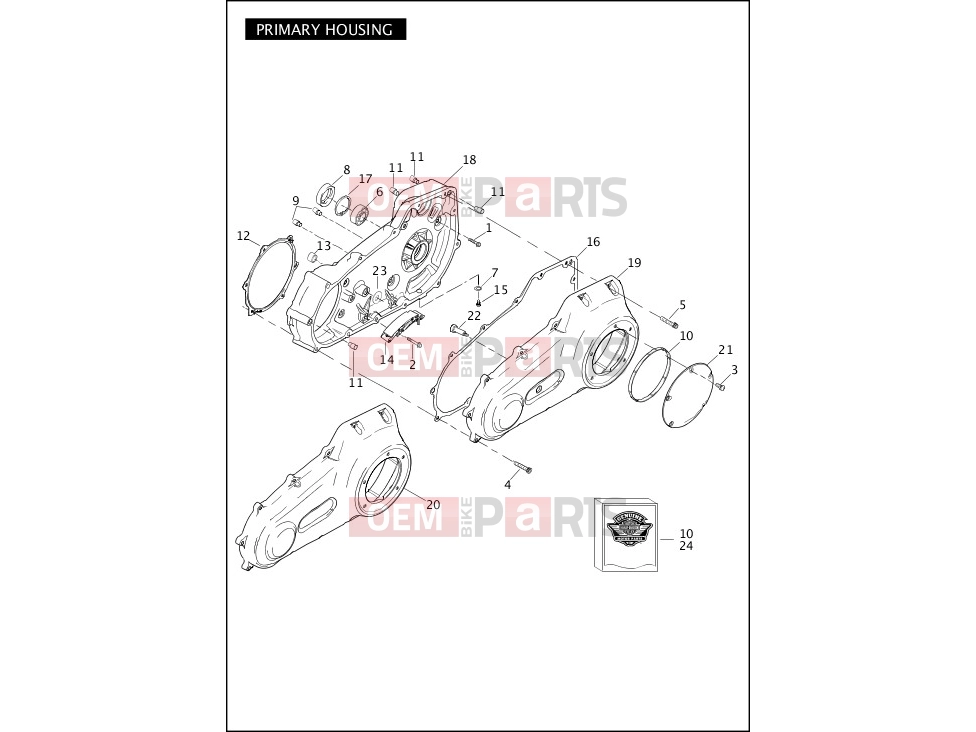 Harley-Davidson 2012 DYNA DYNA SWITCHBACK  - FLD PRIMARY HOUSING