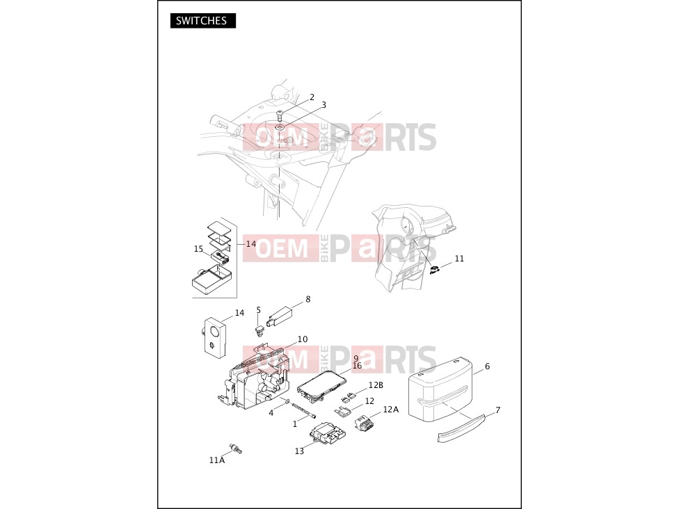 Harley-Davidson 2012 DYNA DYNA SWITCHBACK  - FLD 103 SWITCHES