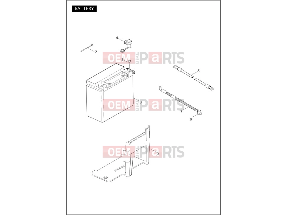Harley-Davidson 2012 SOFTAIL SOFTAIL STANDARD  - FXST BATTERY