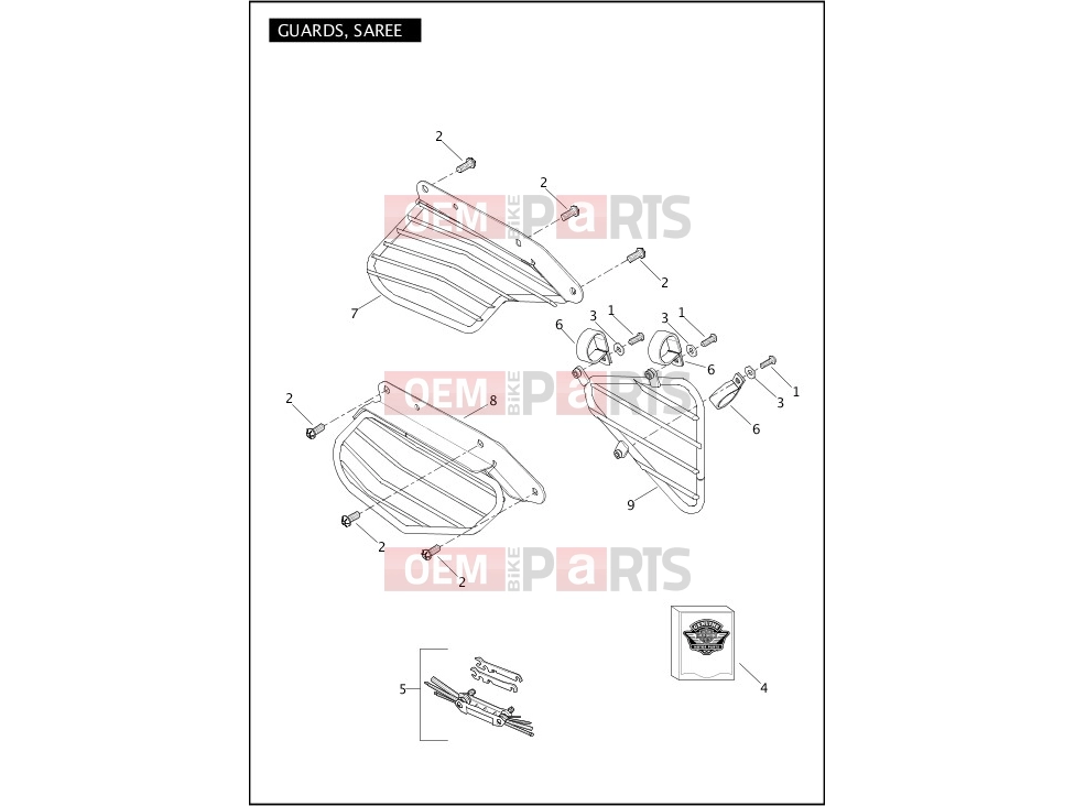 Harley-Davidson 2012 SOFTAIL SOFTAIL STANDARD  - FXST GUARDS, SAREE