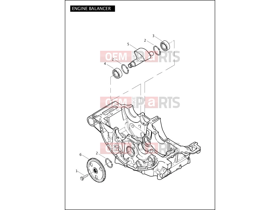 Harley-Davidson 2012 VRSC V-ROD MUSCLE  - VRSCF ENGINE BALANCER
