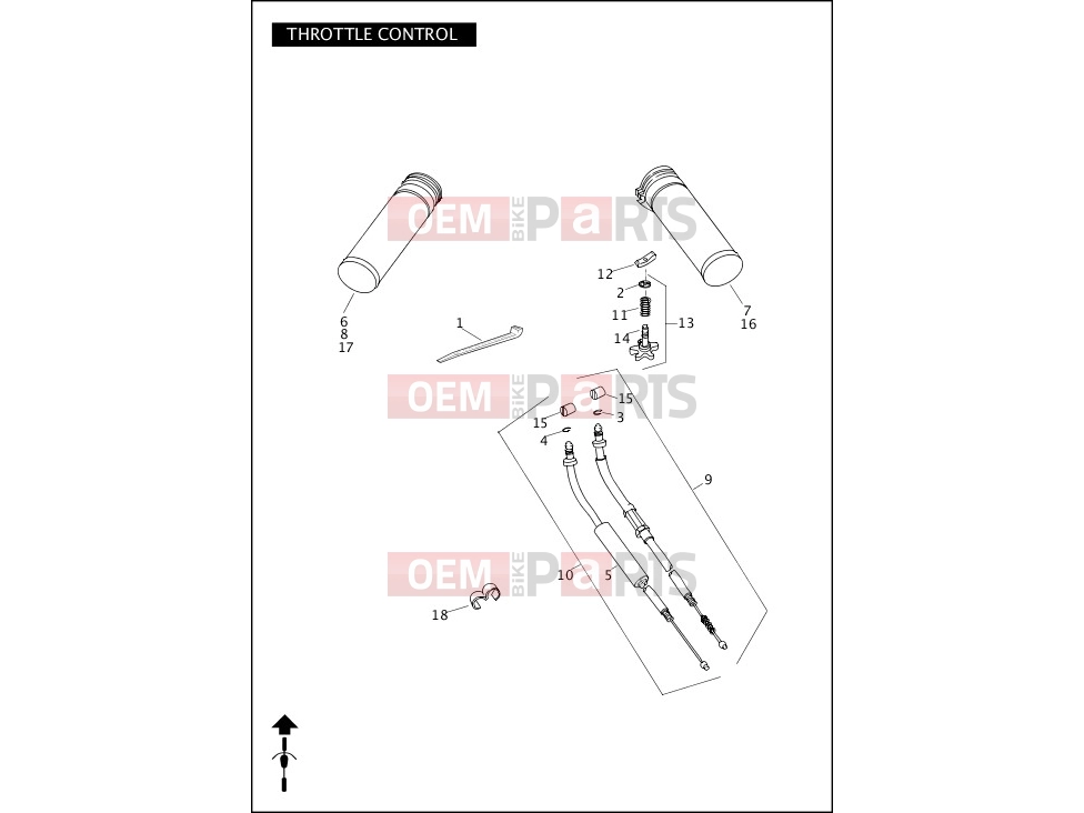 Harley-Davidson 2011 DYNA DYNA FAT BOB  - FXDF THROTTLE CONTROL