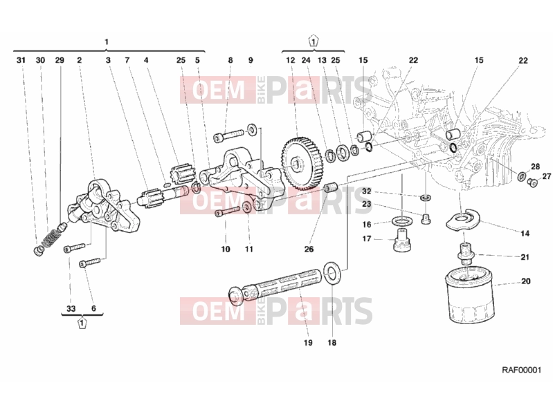 On 5 pc - 77110518B - Screw exploded view