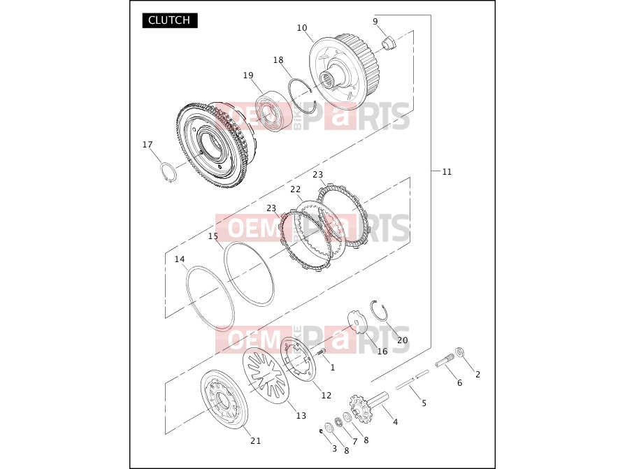 Harley-Davidson 2010 DYNA DYNA SUPER GLIDE  - FXD CLUTCH