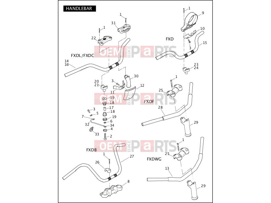 Harley-Davidson 2010 DYNA DYNA SUPER GLIDE  - FXD HANDLEBAR