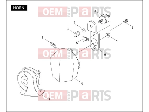Harley-Davidson 2010 DYNA DYNA SUPER GLIDE  - FXD HORN
