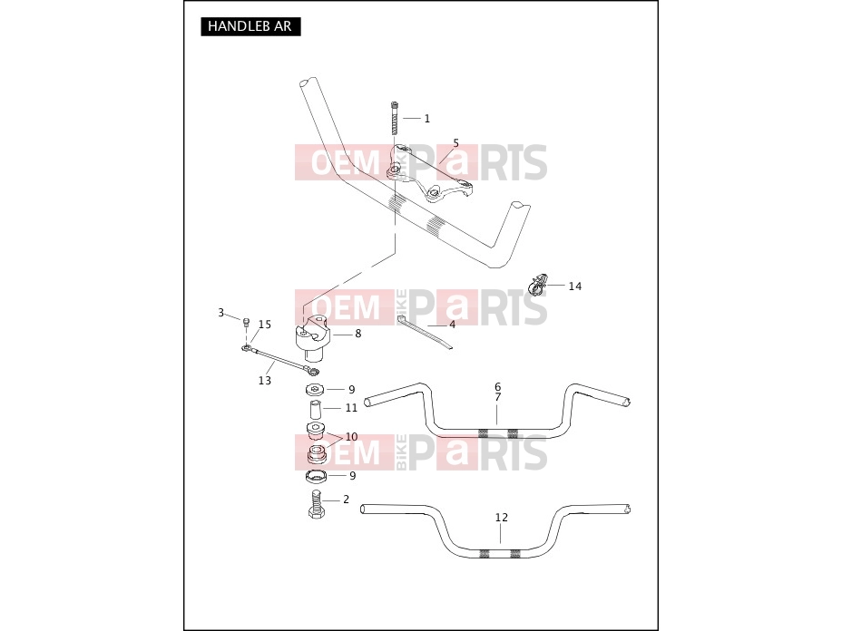 Harley-Davidson 2010 TOURING ELECTRA GLIDE STANDARD  - FLHT HANDLEBAR