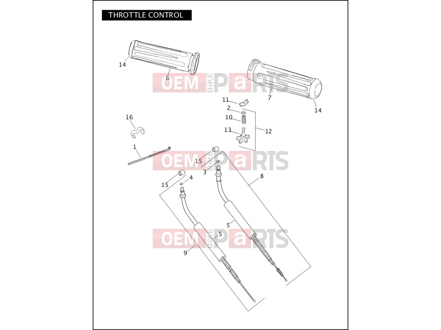 Harley-Davidson 2008 CVO/CUSTOM CVO DYNA  - FXDSE2 THROTTLE CONTROL