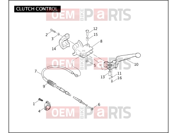 Harley-Davidson 2008 SOFTAIL SOFTAIL CUSTOM  - FXSTC CLUTCH CONTROL
