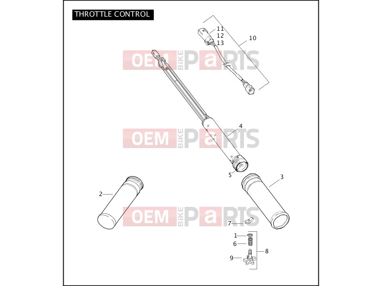 Harley-Davidson 2008 TOURING ULTRA CLASSIC  - FLHTCU THROTTLE CONTROL