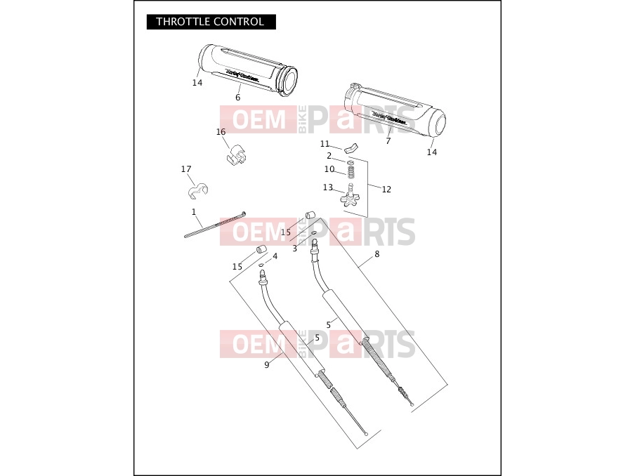 Harley-Davidson 2007 CVO/CUSTOM CVO DYNA  - FXDSE THROTTLE CONTROL