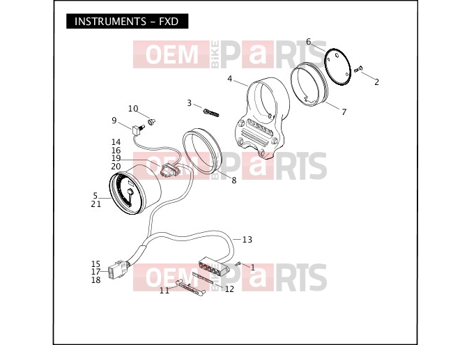 Harley-Davidson 2007 DYNA DYNA LOW RIDER  - FXDL INSTRUMENTS - FXD