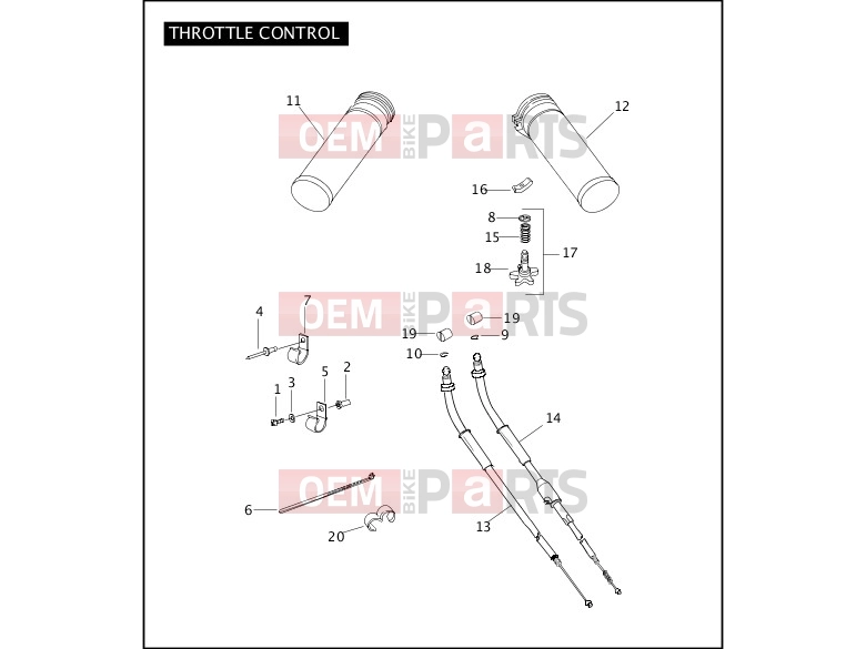 Harley-Davidson 2007 TOURING ELECTRA GLIDE CLASSIC  - FLHTC THROTTLE CONTROL