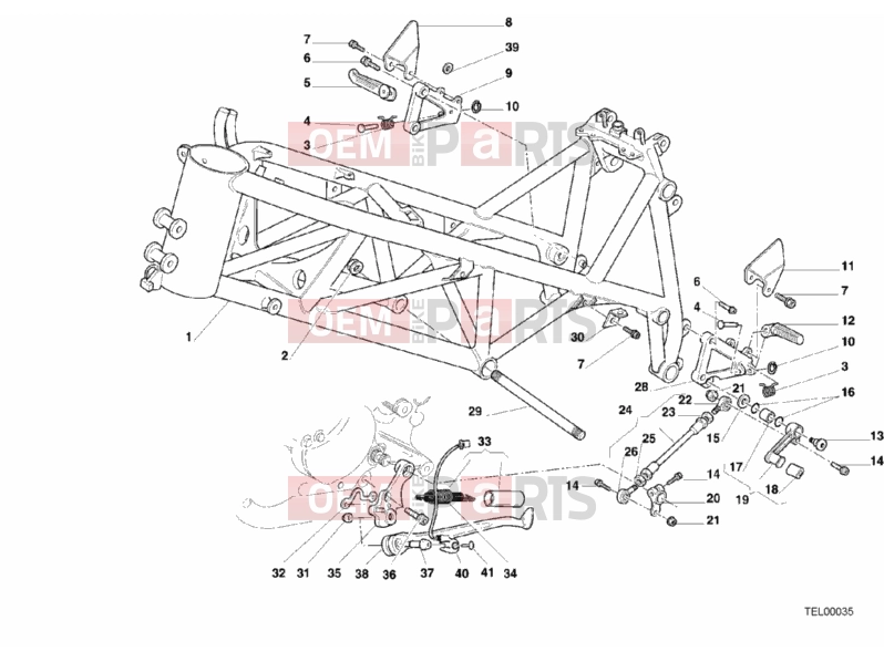 DUCATI 2000 Superbike 748 S FRAME » FRAME