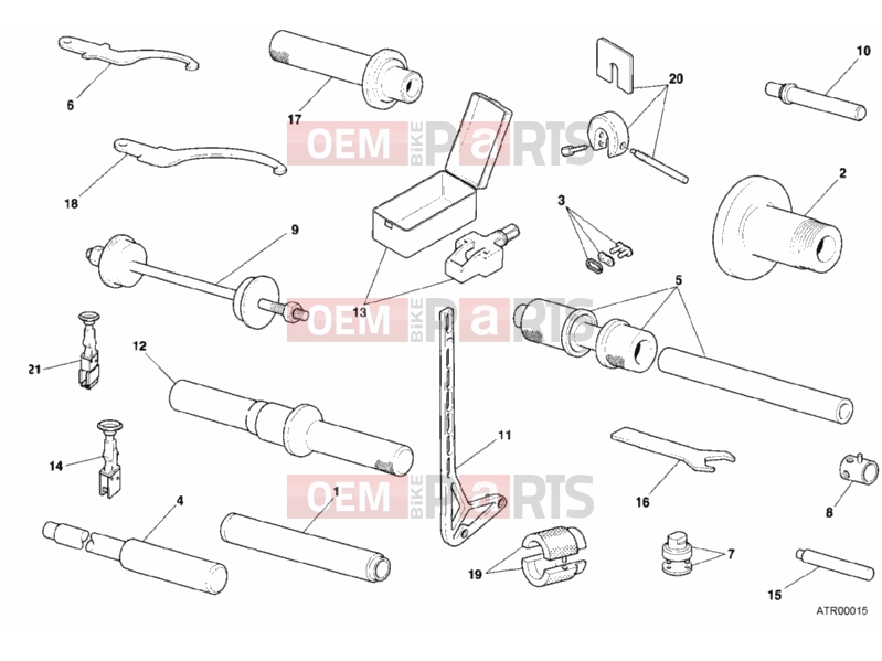 DUCATI 2000 Superbike 748 S WORKSHOP SERVICE TOOLS, FRAME » FRAME