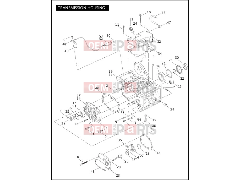 Harley-Davidson 2006 SOFTAIL SOFTAIL DEUCE  - FXSTD TRANSMISSION HOUSING