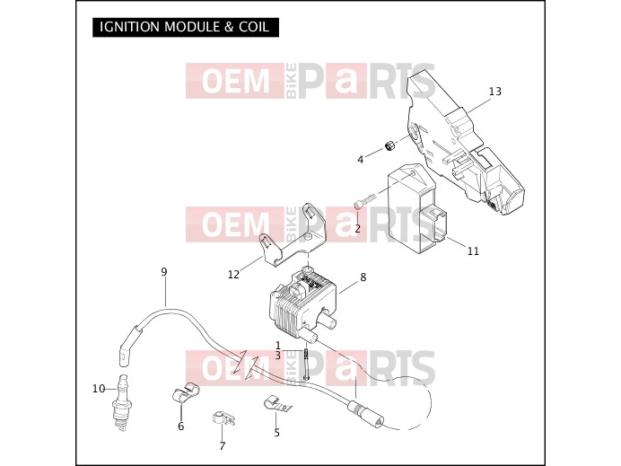 Harley-Davidson 2006 TOURING ELECTRA GLIDE STANDARD  - FLHTI IGNITION MODULE & COIL