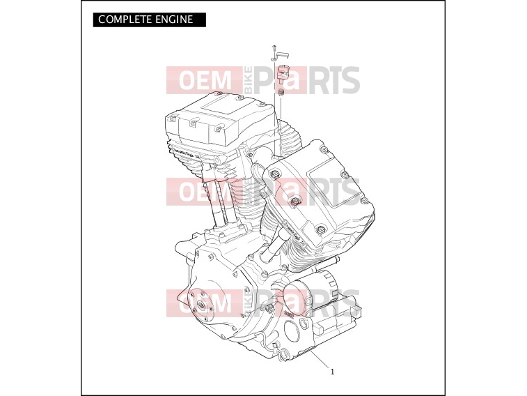 Harley-Davidson 2005 CVO/CUSTOM CVO FAT BOY  - FLSTFSE COMPLETE ENGINE