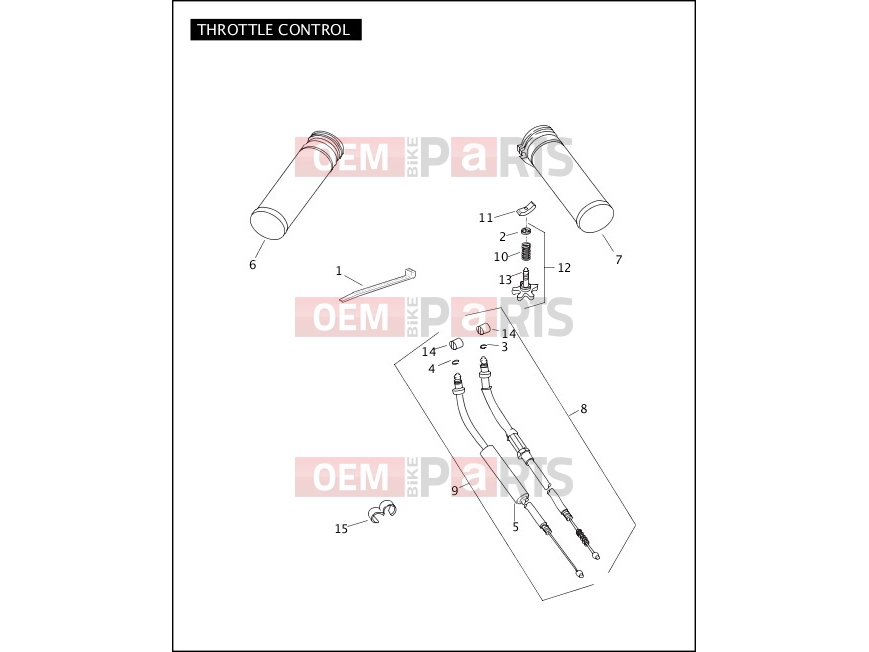 Harley-Davidson 2005 DYNA DYNA SUPER GLIDE  - FXD THROTTLE CONTROL