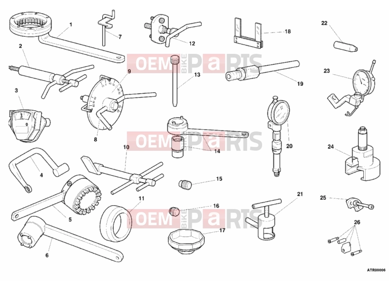 DUCATI 2000 Monster 750 WORKSHOP SERVICE TOOLS, ENGINE » UNCLASSIFIED