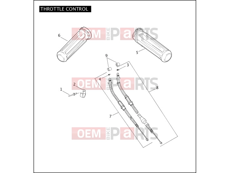 Harley-Davidson 2004 CVO/CUSTOM CVO ELECTRA GLIDE  - FLHTCSE THROTTLE CONTROL