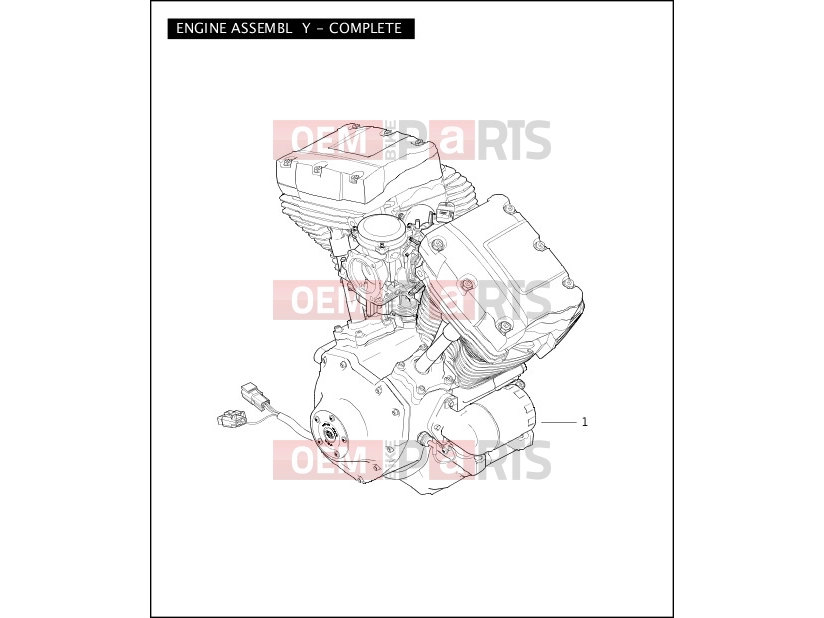 Harley-Davidson 2004 DYNA DYNA SUPER GLIDE  - FXD ENGINE ASSEMBLY - COMPLETE - TWIN CAM 88â¢