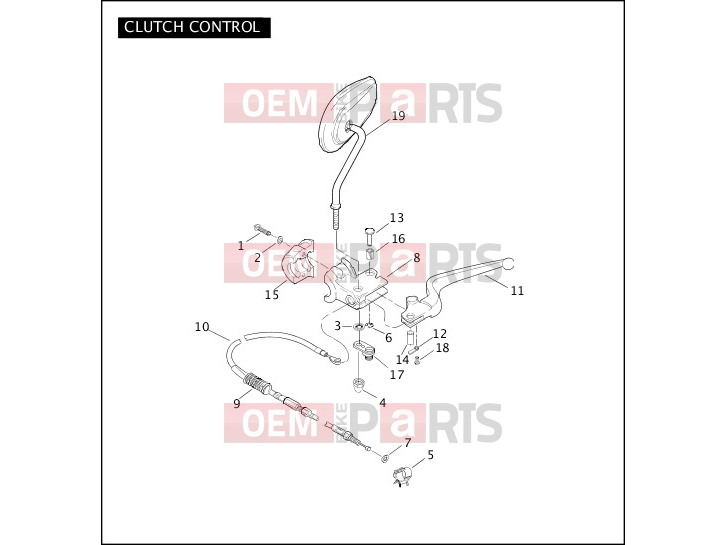 Harley-Davidson 2004 DYNA DYNA SUPER GLIDE  - FXDI CLUTCH CONTROL