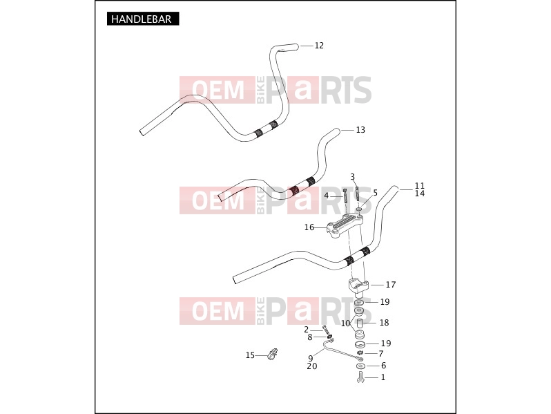 Harley-Davidson 2004 DYNA DYNA SUPER GLIDE  - FXDI HANDLEBAR