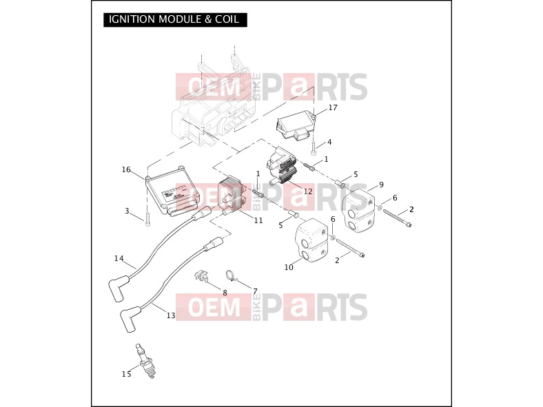 Harley-Davidson 2004 DYNA DYNA SUPER GLIDE  - FXDI IGNITION MODULE & COIL