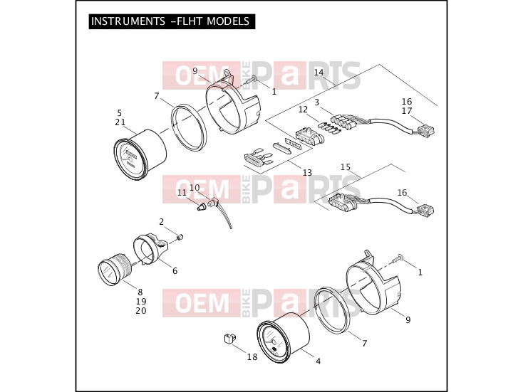 Harley-Davidson 2004 SIDECAR FLHT SIDECAR  - SIDECAR FOR FLHT INSTRUMENTS - FLHT MODELS