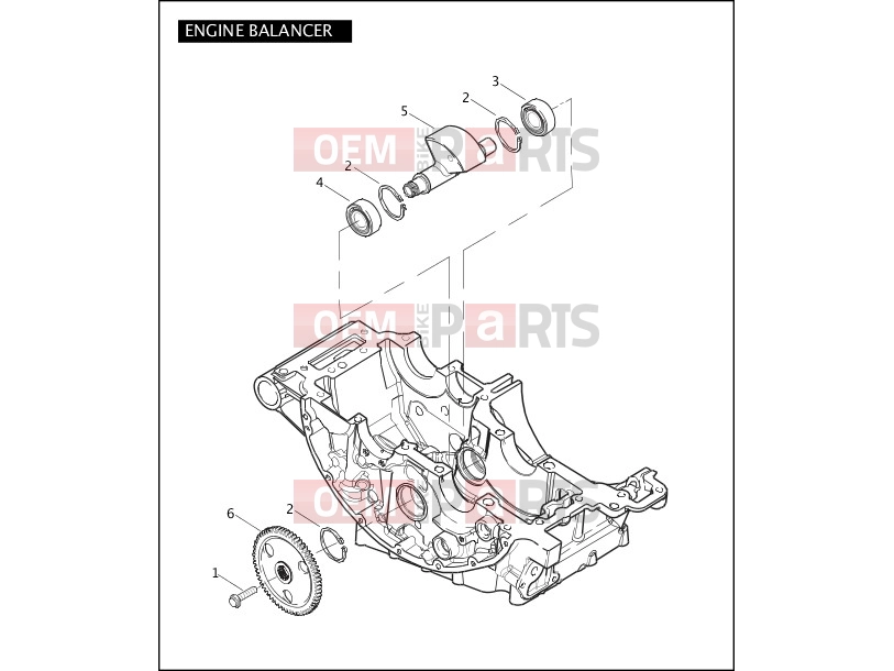 Harley-Davidson 2004 VRSC VRSCA V-ROD  - VRSCA ENGINE BALANCER