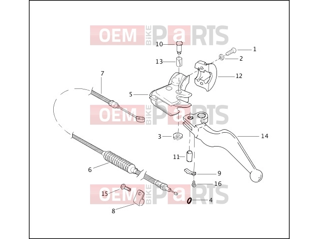 Harley-Davidson 2003 CVO/CUSTOM CVO SOFTAIL DEUCE  - FXSTDSE CLUTCH CONTROL
