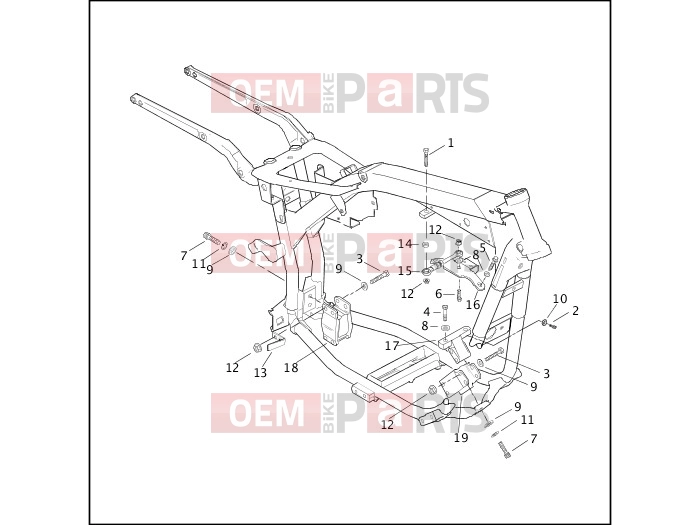 Harley-Davidson 2003 DYNA DYNA LOW RIDER  - FXDL ENGINE MOUNTS & STABILIZER LINK