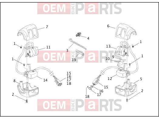 Harley-Davidson 2002 SOFTAIL SOFTAIL DEUCE  - FXSTD HANDLEBAR SWITCHES